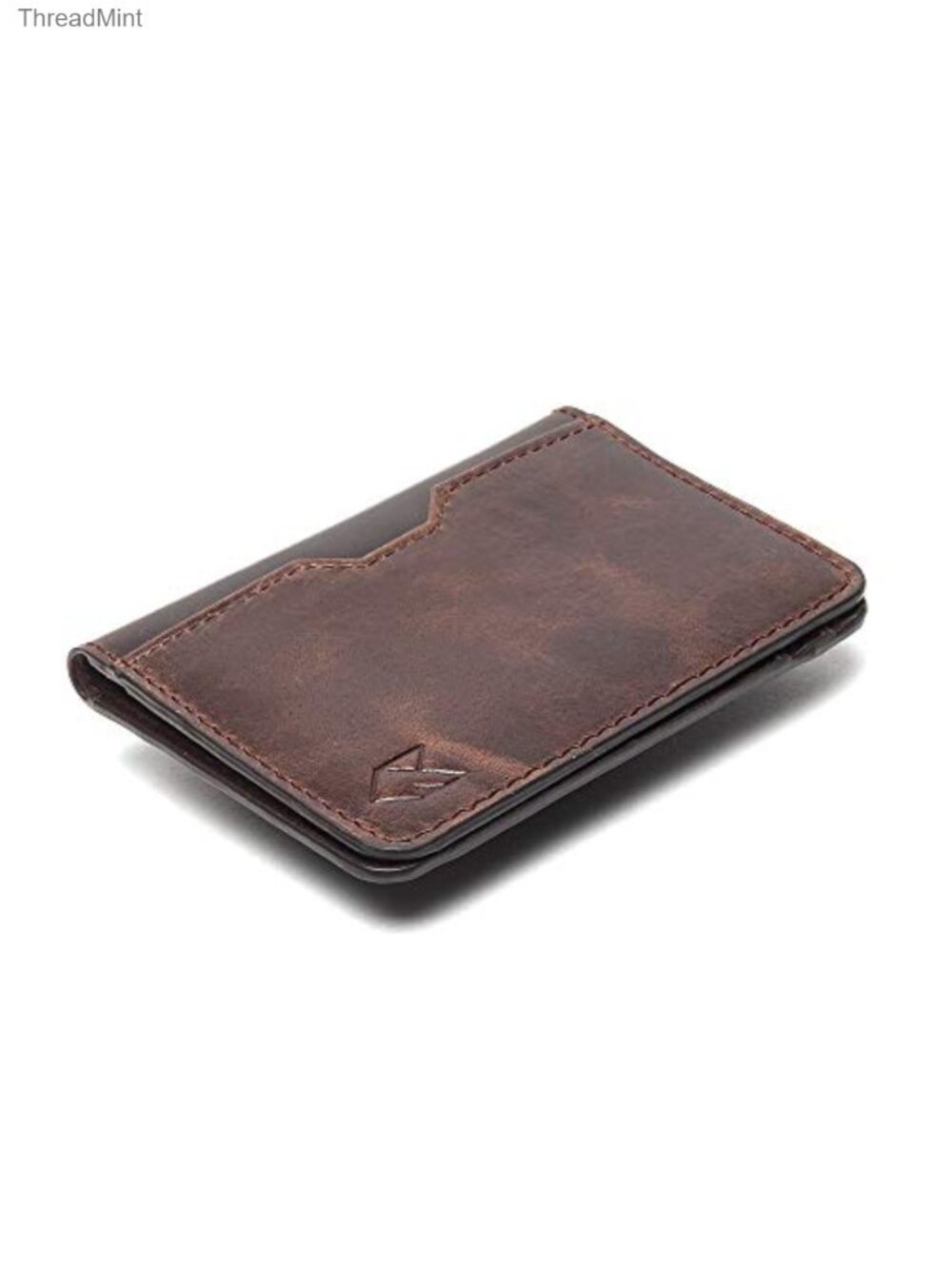 Full Grain Leather RFID Bifold Wallet Slim Front Pocket